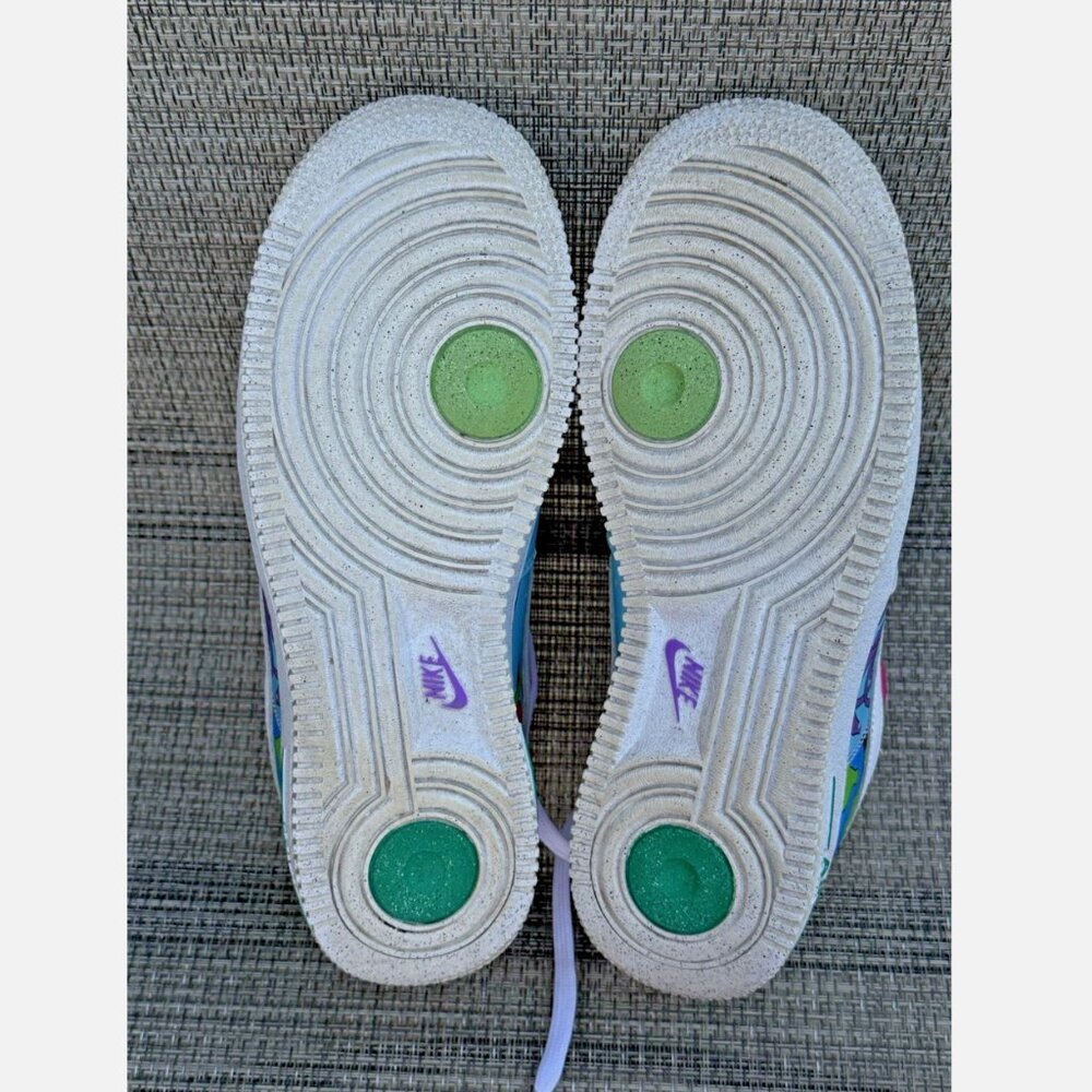 Nike Ruohan Wang x Air Force 1 Low Fly Leather Sneakers CZ3990-900 Unisex Sz 6.5 - Picture 9 of 16